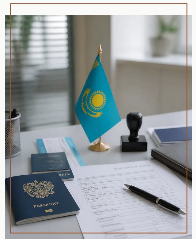 Оформление визы в Казахстан для поездки и работы в Тольятти